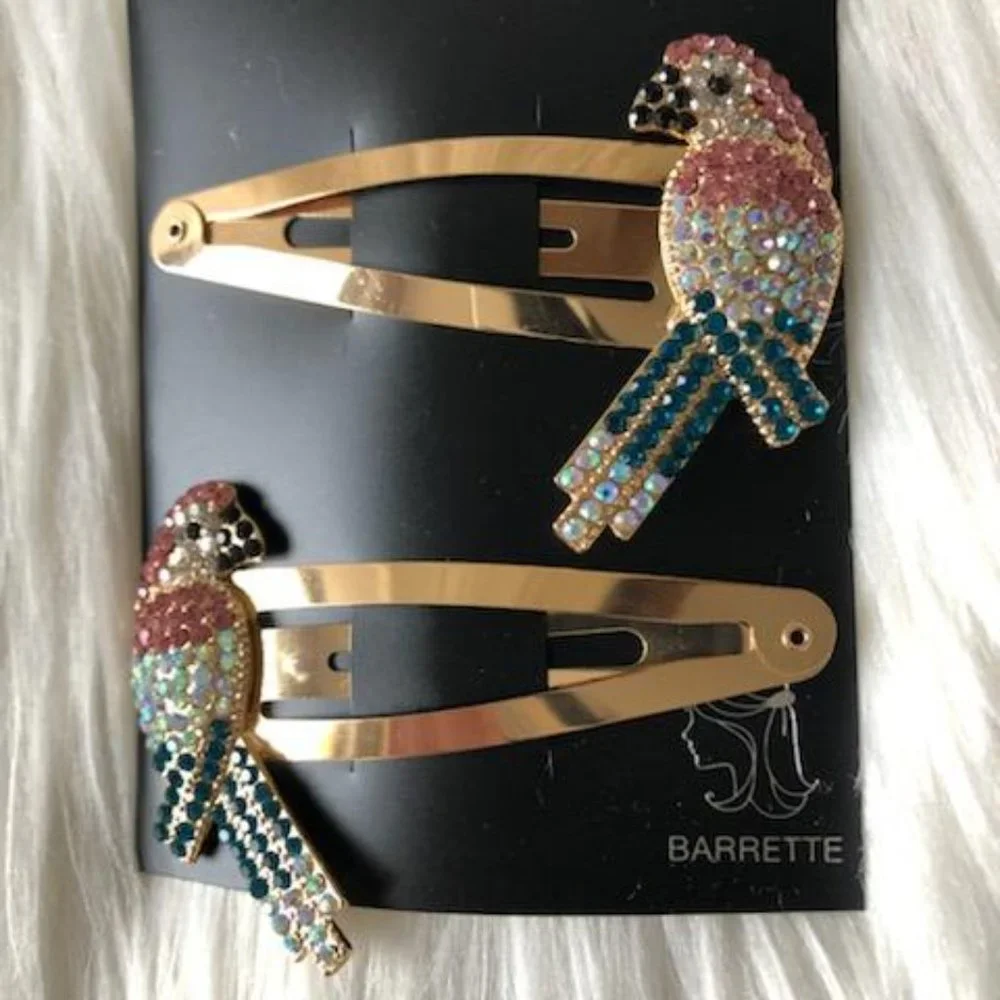 INC Parrot Hair Clip Set